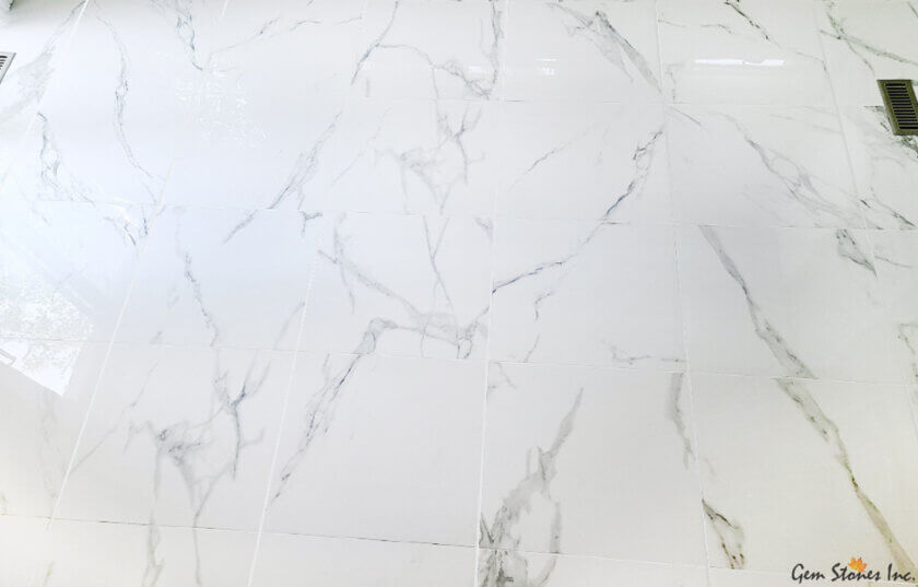 Carrara X 24x24 Polished Porcelain TIle