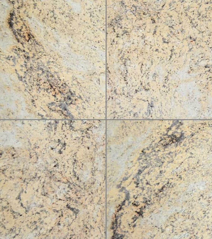 Ivory Brown Granite Tile 18x18 Polished