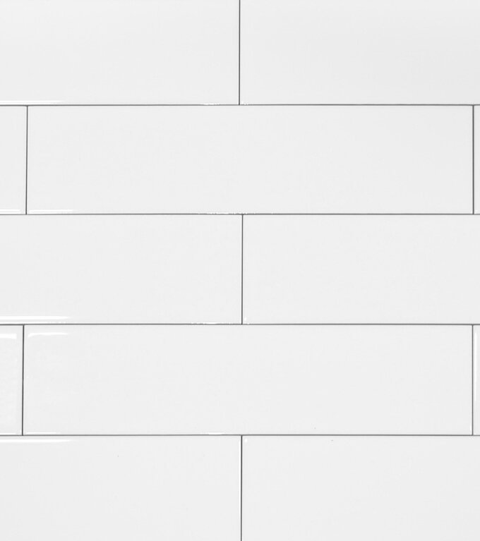 White Subway Tile 4" x 16"