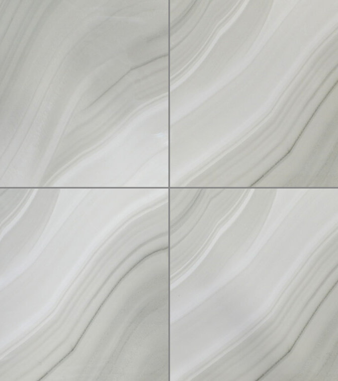 Agatha Grey 24x24 Polished Porcelain Tile