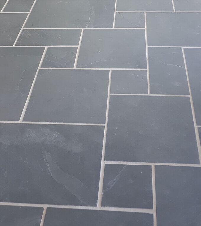 Montauk Blue Ashlar Pattern Slate Tile