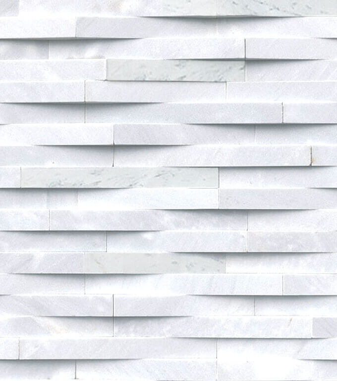 Cosmic White 3D Wave Panels