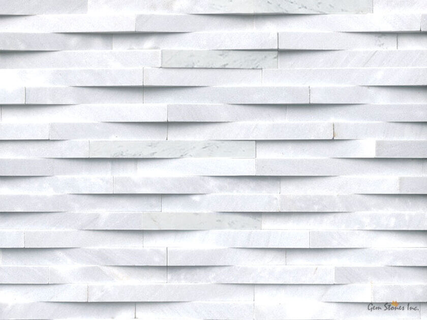 Cosmic White 3D Wave Panels