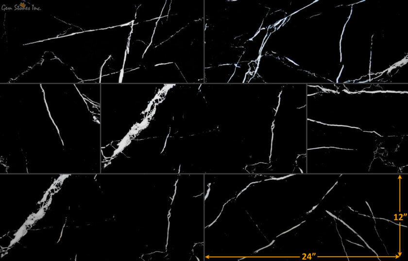 Eterna Nero Marquina Porcelain Tile